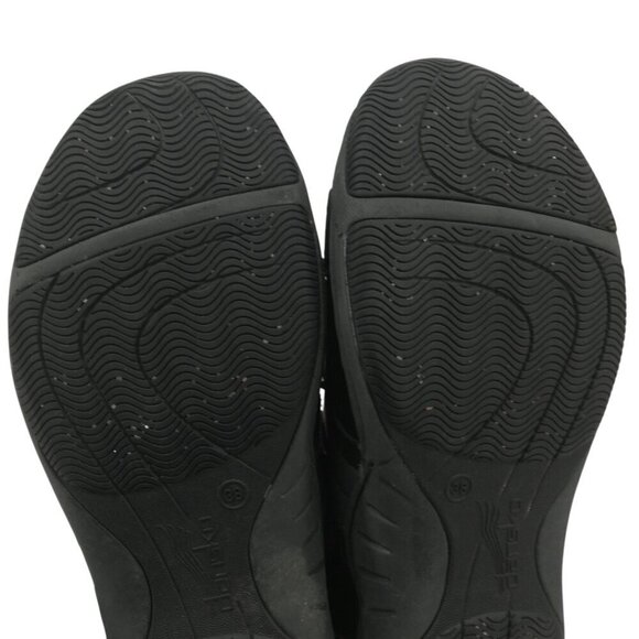 Dansko Heidi Black Suede Lace Up Comfort Sneaker Size 38 US 8 Shoes Walking - Picture 6 of 14